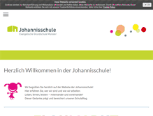 Tablet Screenshot of johannisschule-muenster.de